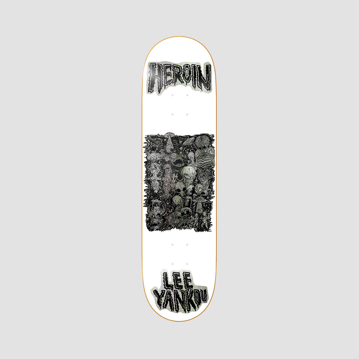 Heroin Allegory Of Fear Lee Yankou Skateboard Deck Holo Foil- 8.25"