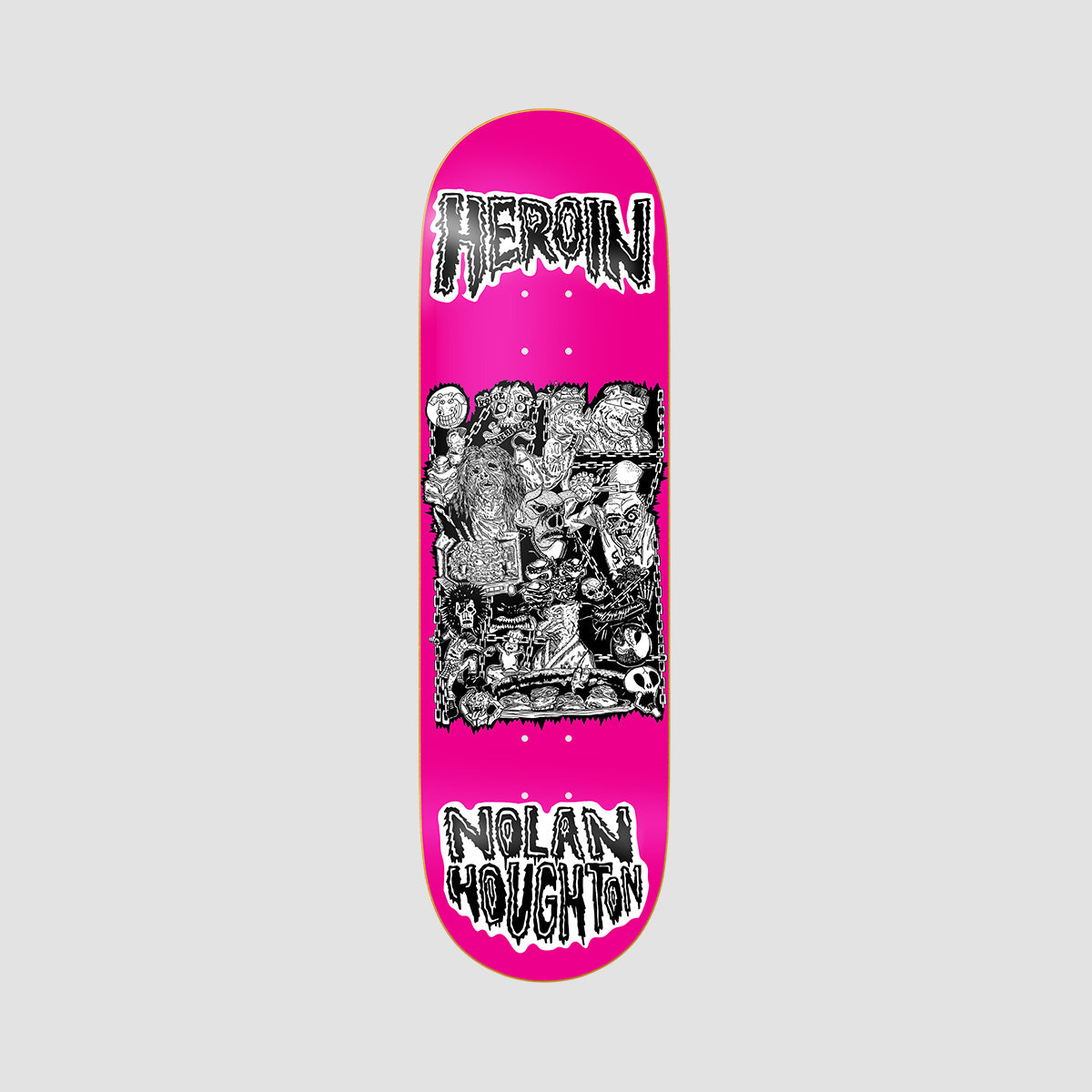Heroin Allegory Of Fear Nolan Haughton Skateboard Deck - 9.5"