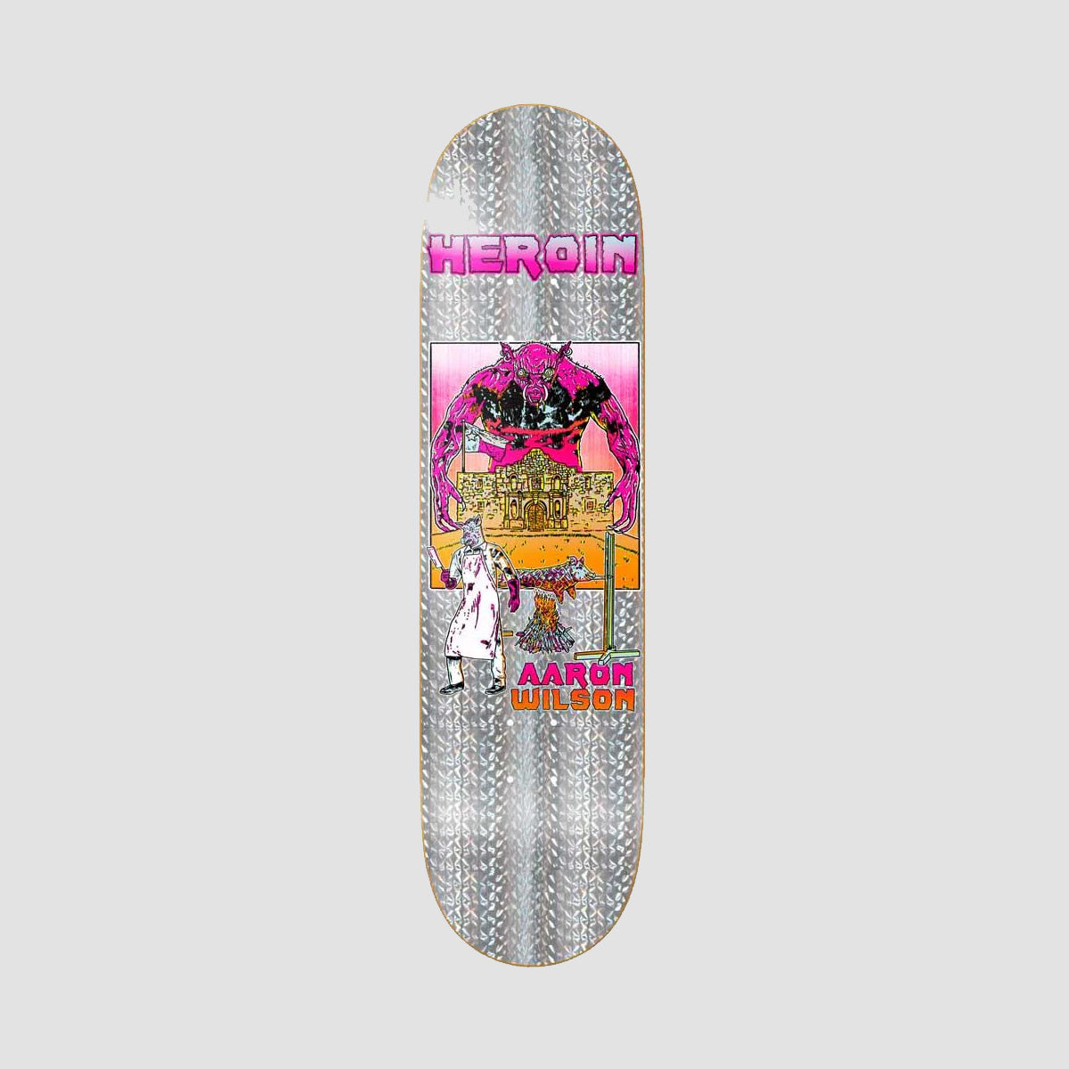 Heroin Hellscape Aaron Wilson Skateboard Deck - 8.5"