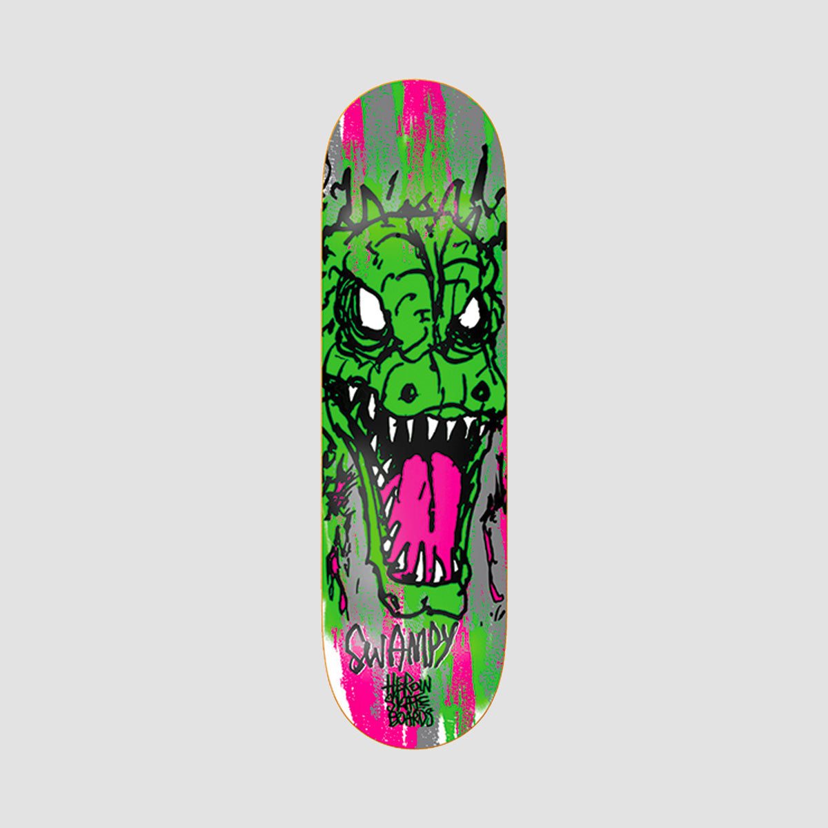 Heroin Savages Swampy Razor Edge Skateboard Deck - 9"