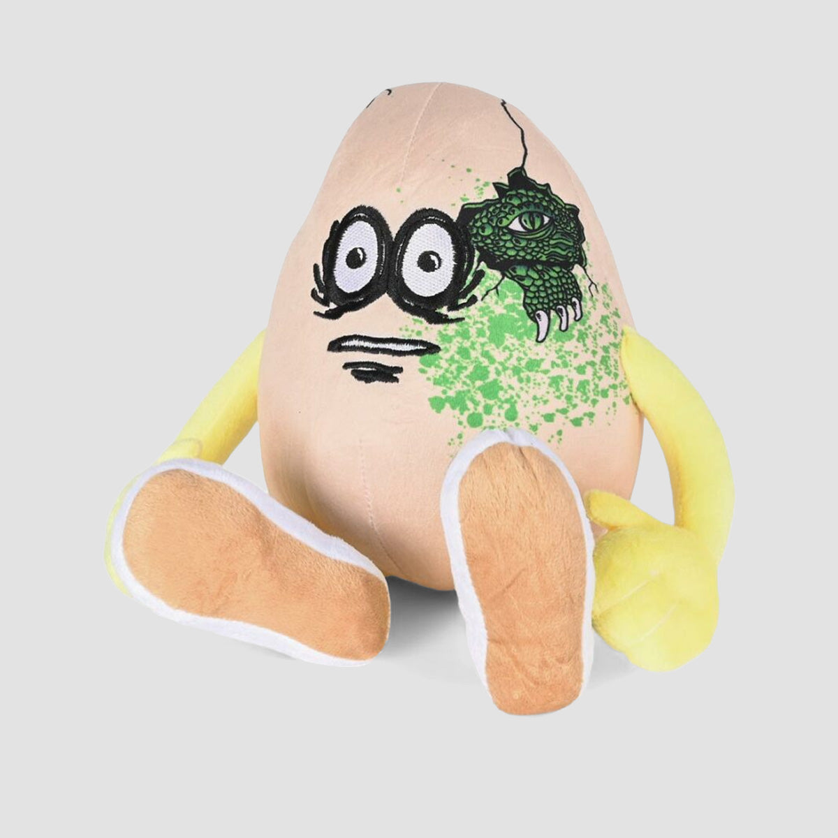 Heroin Skateboards Alligator Egg Plush Toy
