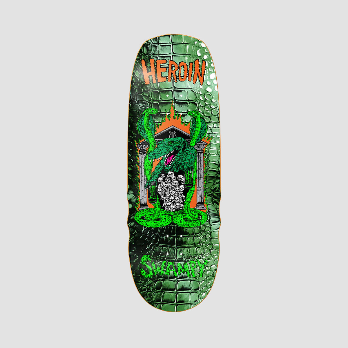 Heroin Swampy Knock Off Skateboard Deck - 10.6"