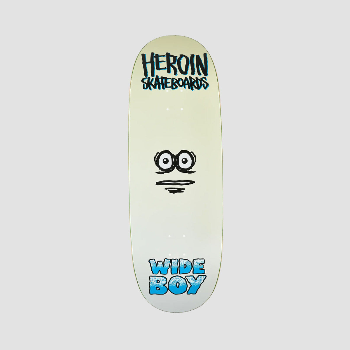 Heroin Wide Boy Face Skateboard Deck - 10.75"
