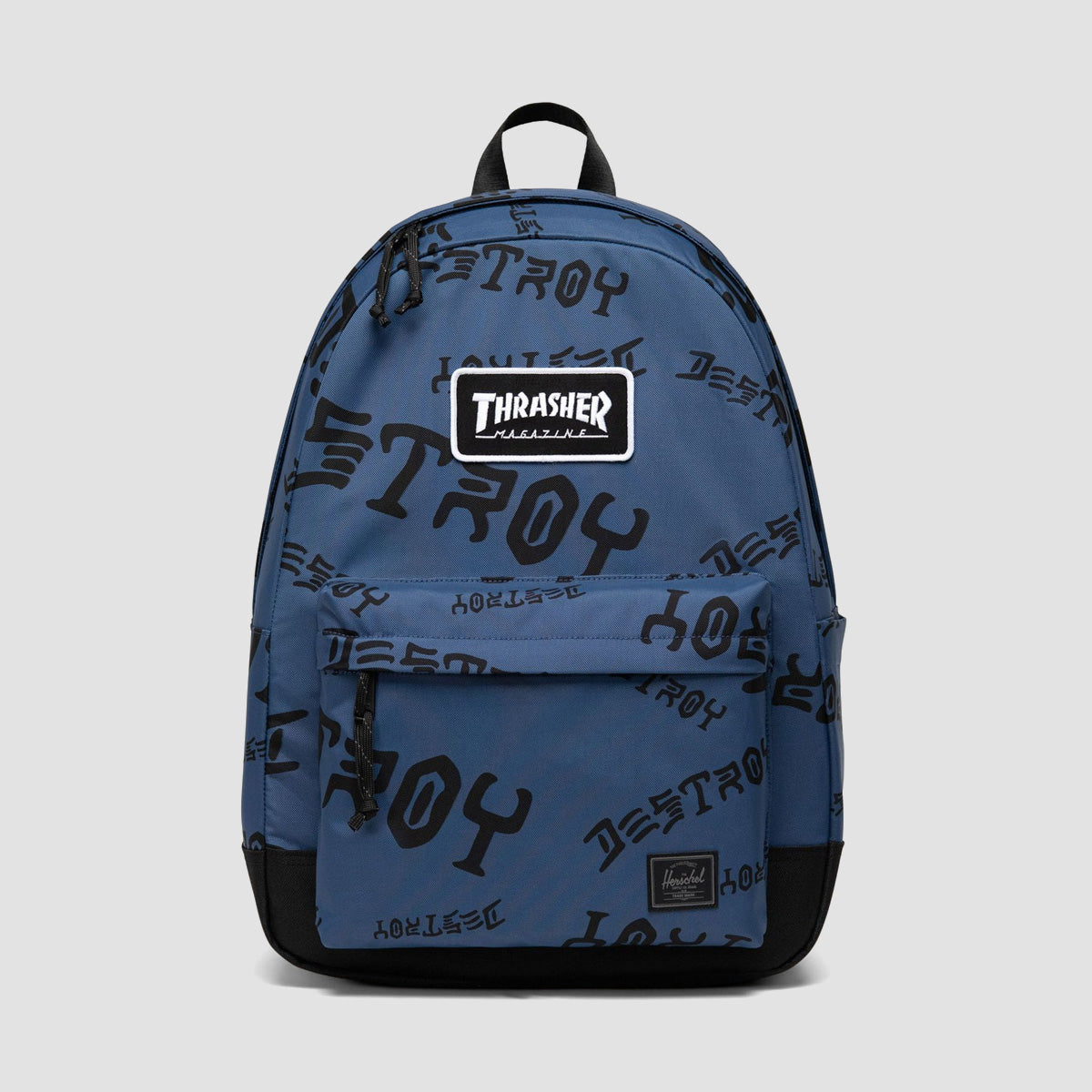 Herschel X Thrasher Classic XL 30L Backpack Oceana/Dark Navy Destroy