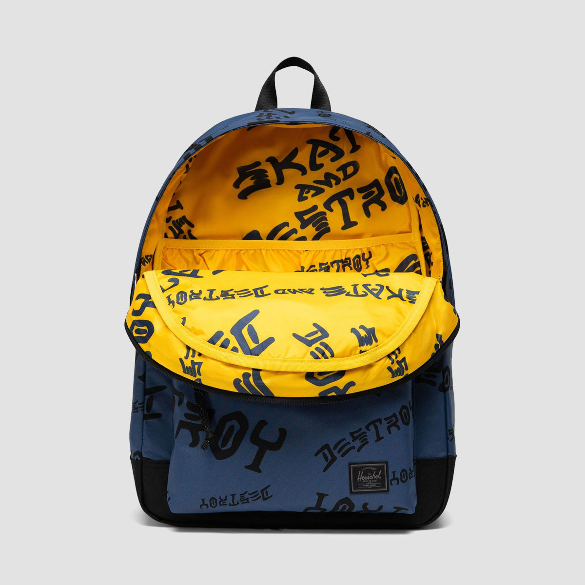 Herschel X Thrasher Classic XL 30L Backpack Oceana/Dark Navy Destroy