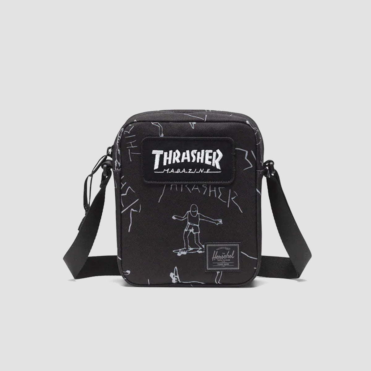 Herschel X Thrasher Gonz Heritage 2.5L Crossbody Bag Black