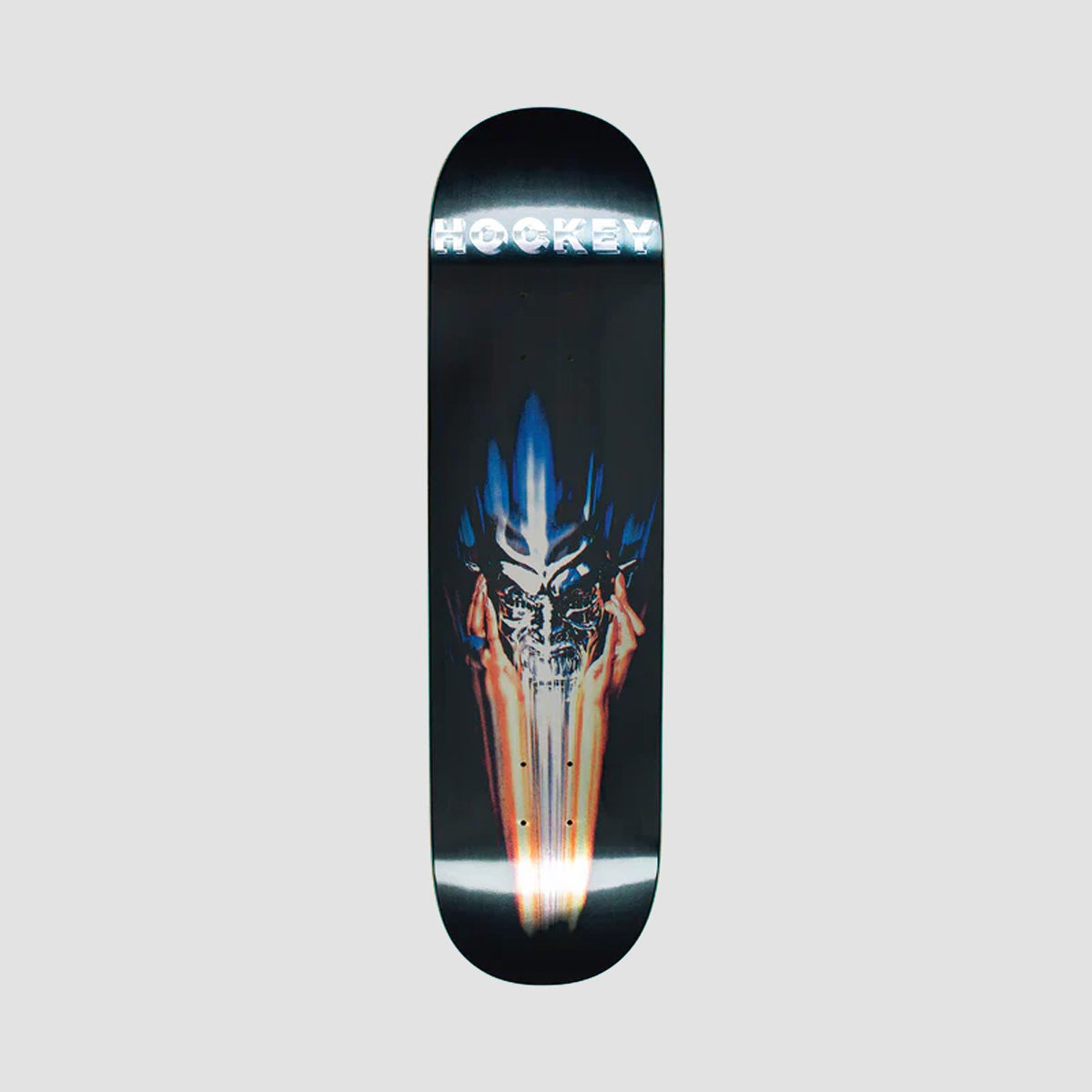 Hockey Metal Mask Ben Kadow Skateboard Deck - 8"