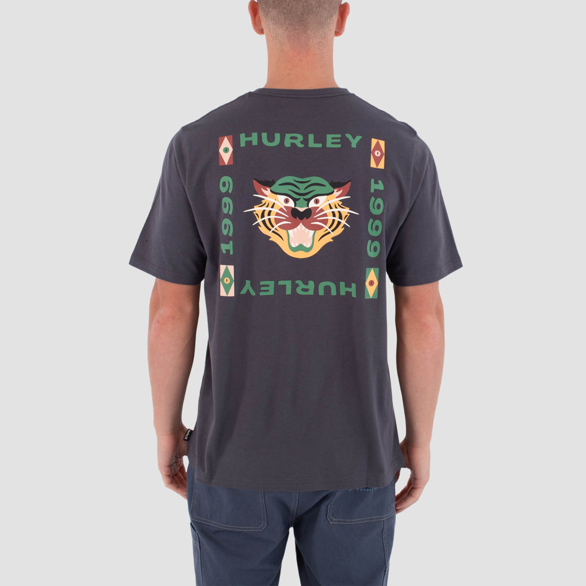 Hurley Bolud T-Shirt Dark Stone Grey