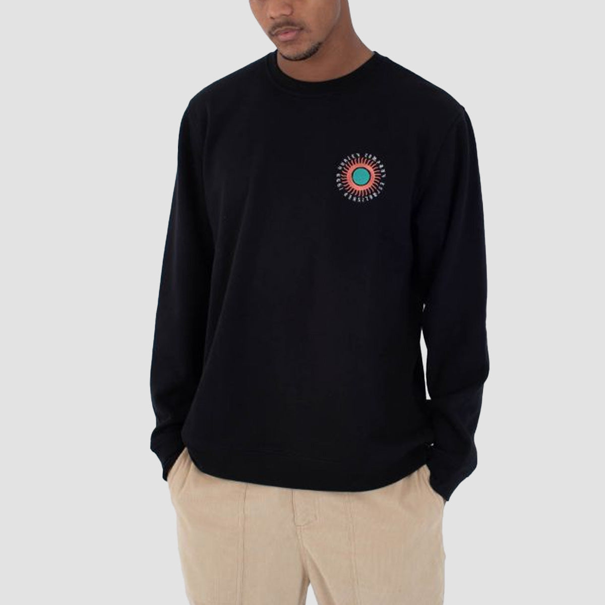 Hurley Eagle High Crew Sweatshirt Black
