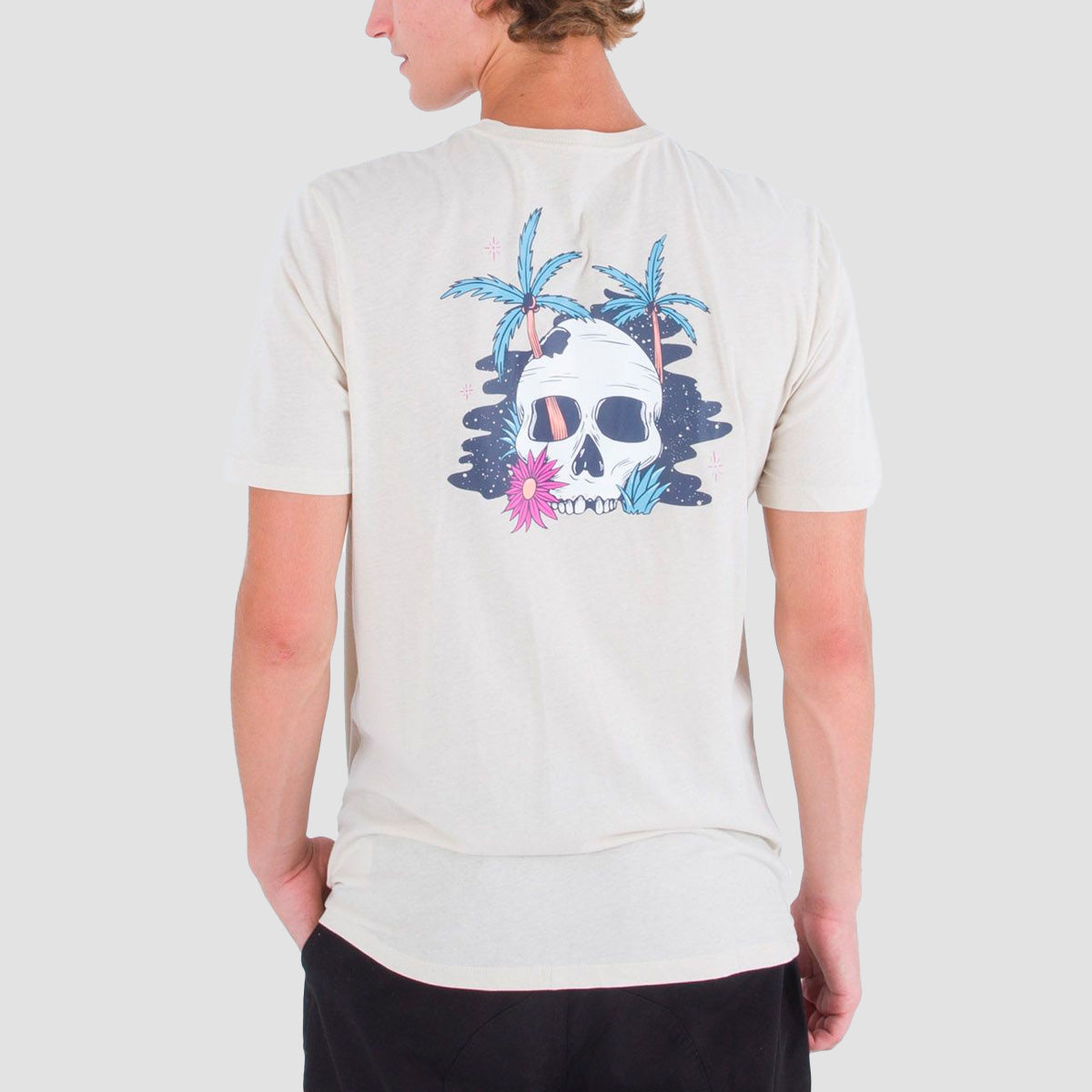 Hurley Everyday Death In Paradise T-Shirt Bone