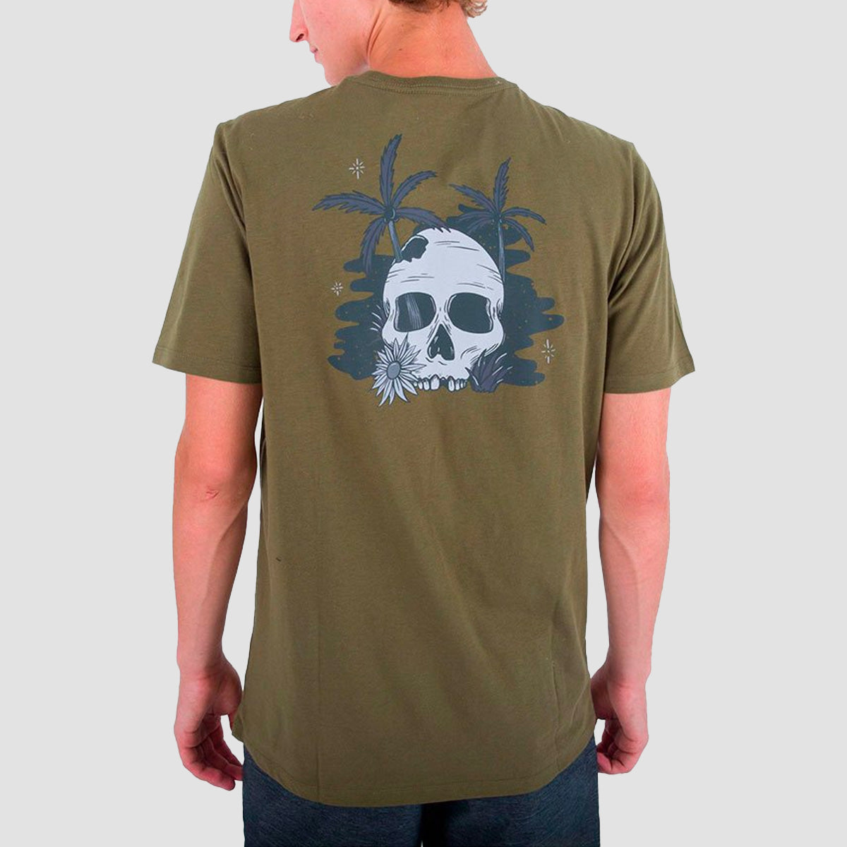 Hurley Everyday Death In Paradise T-Shirt Olive