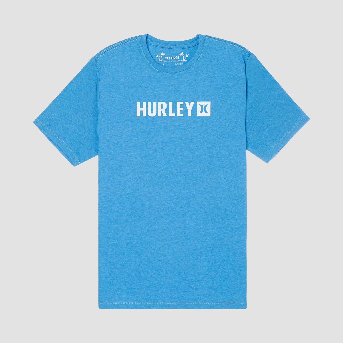 Hurley Everyday The Box T-Shirt Bliss Blue Heather