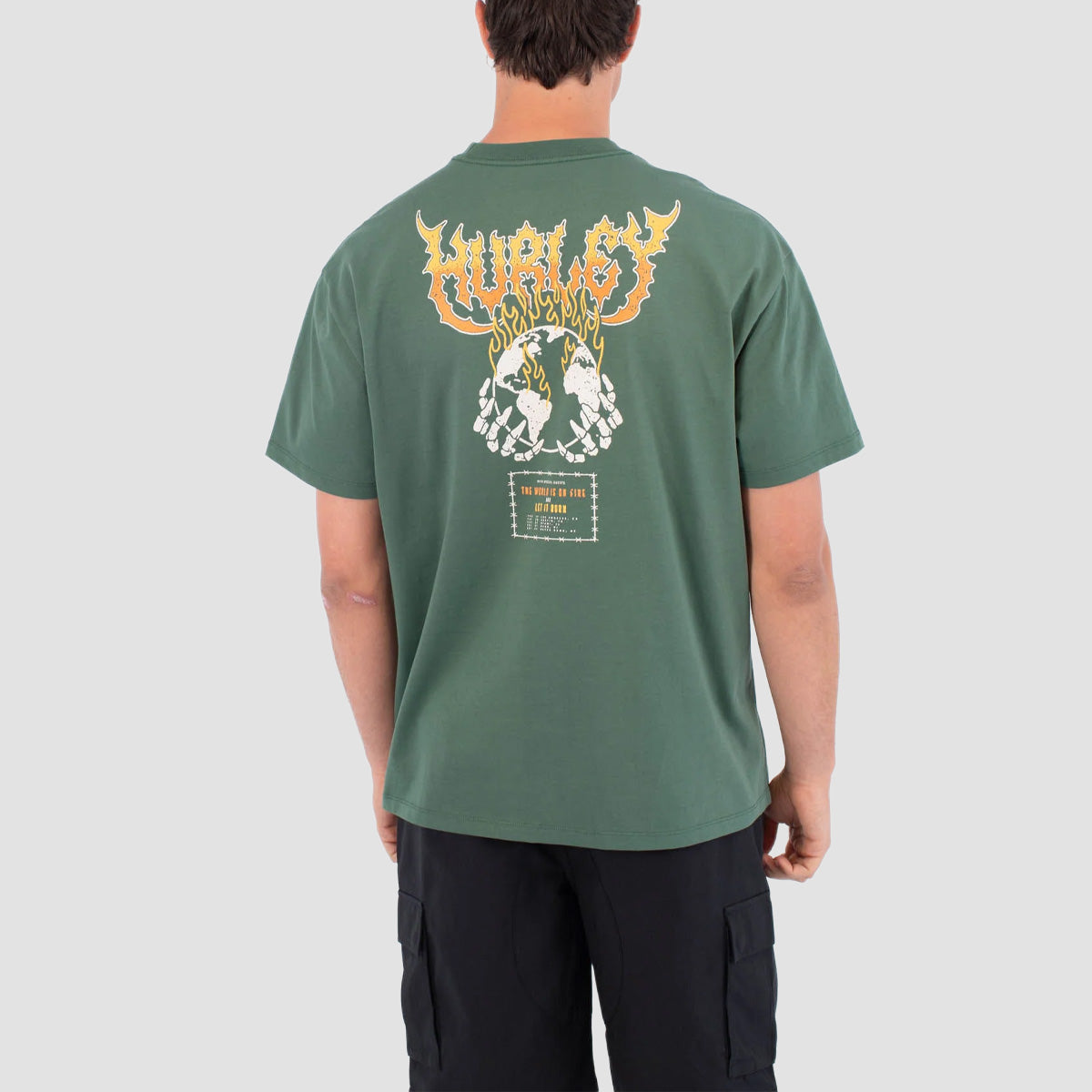 Hurley Fire T-Shirt Jungle