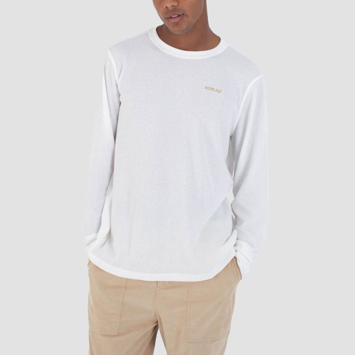 Hurley Islander Thermal Longsleeve T-Shirt Barley Bone