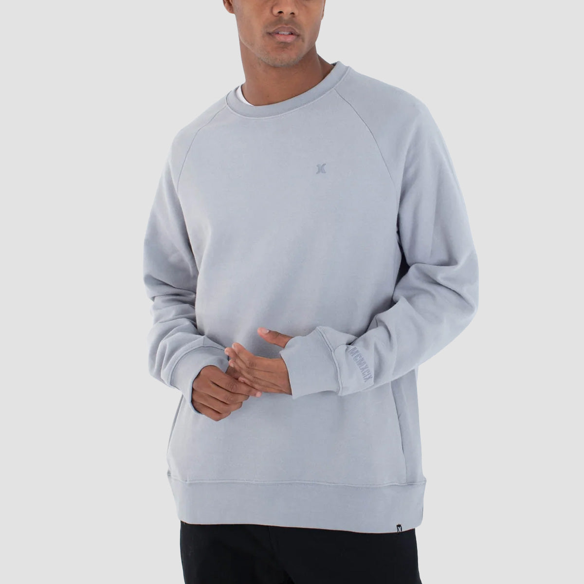 Hurley Low Tide Crew Sweatshirt Worker Blue