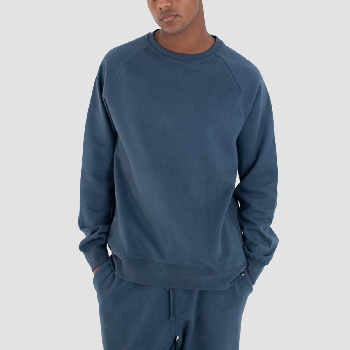 Hurley Low Tide Crew Sweatshirt Worker Blue
