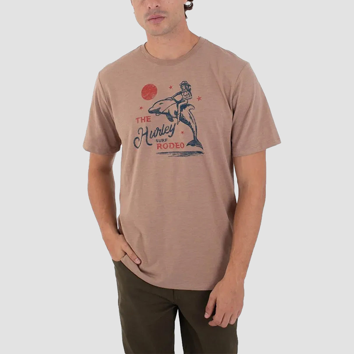 Hurley Ocean Rodeo Slub T-Shirt Bristlecone Heather