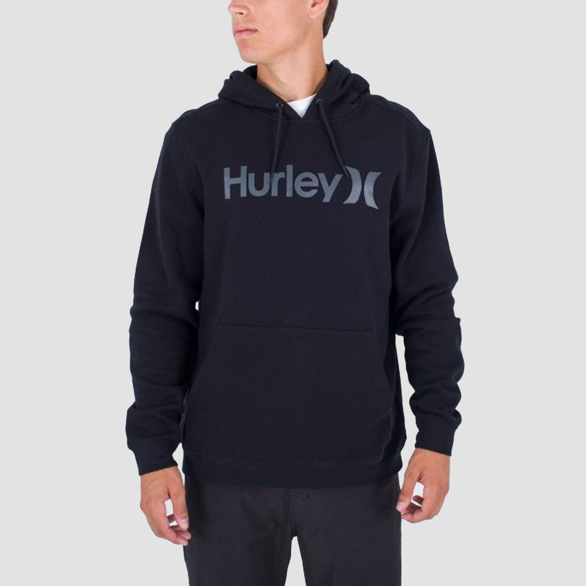 Hurley One And Only Solid Pullover Hoodie Black