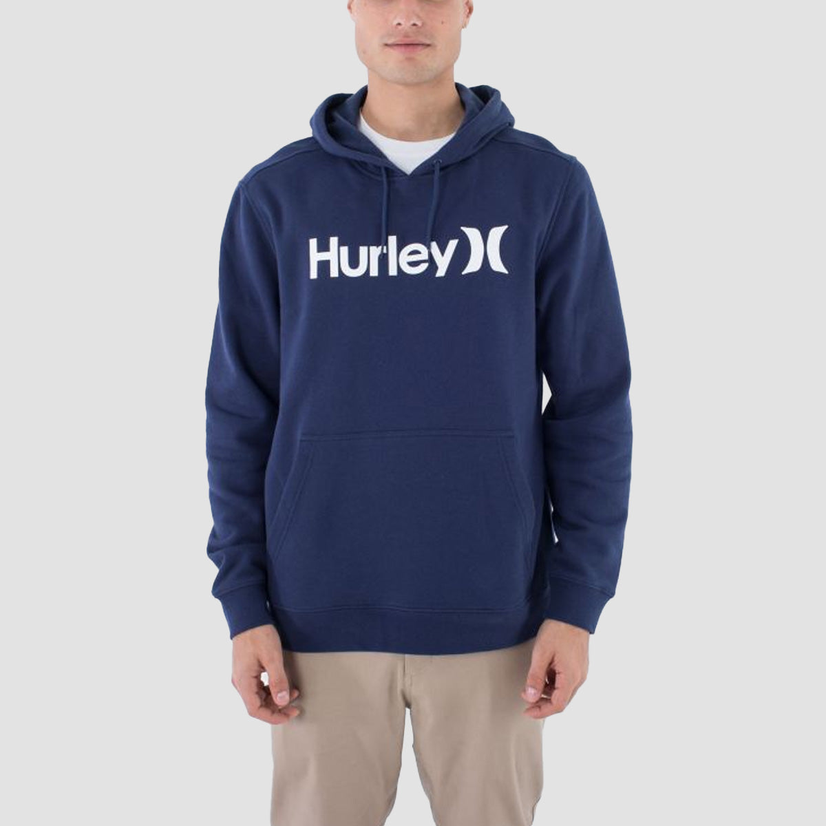 Hurley One And Only Solid Pullover Hoodie Midnight Aqua