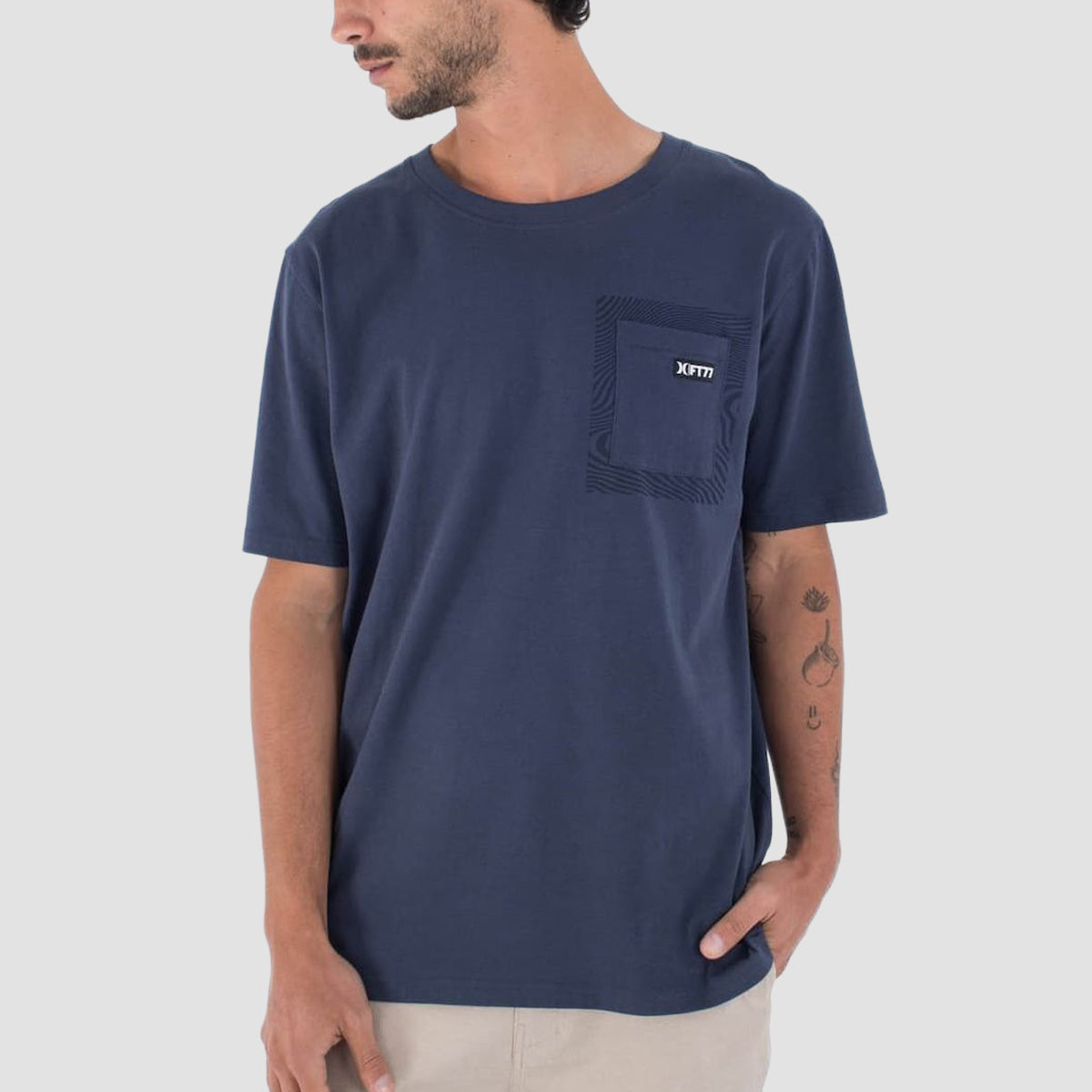 Hurley Physco Pocket T-Shirt Slate
