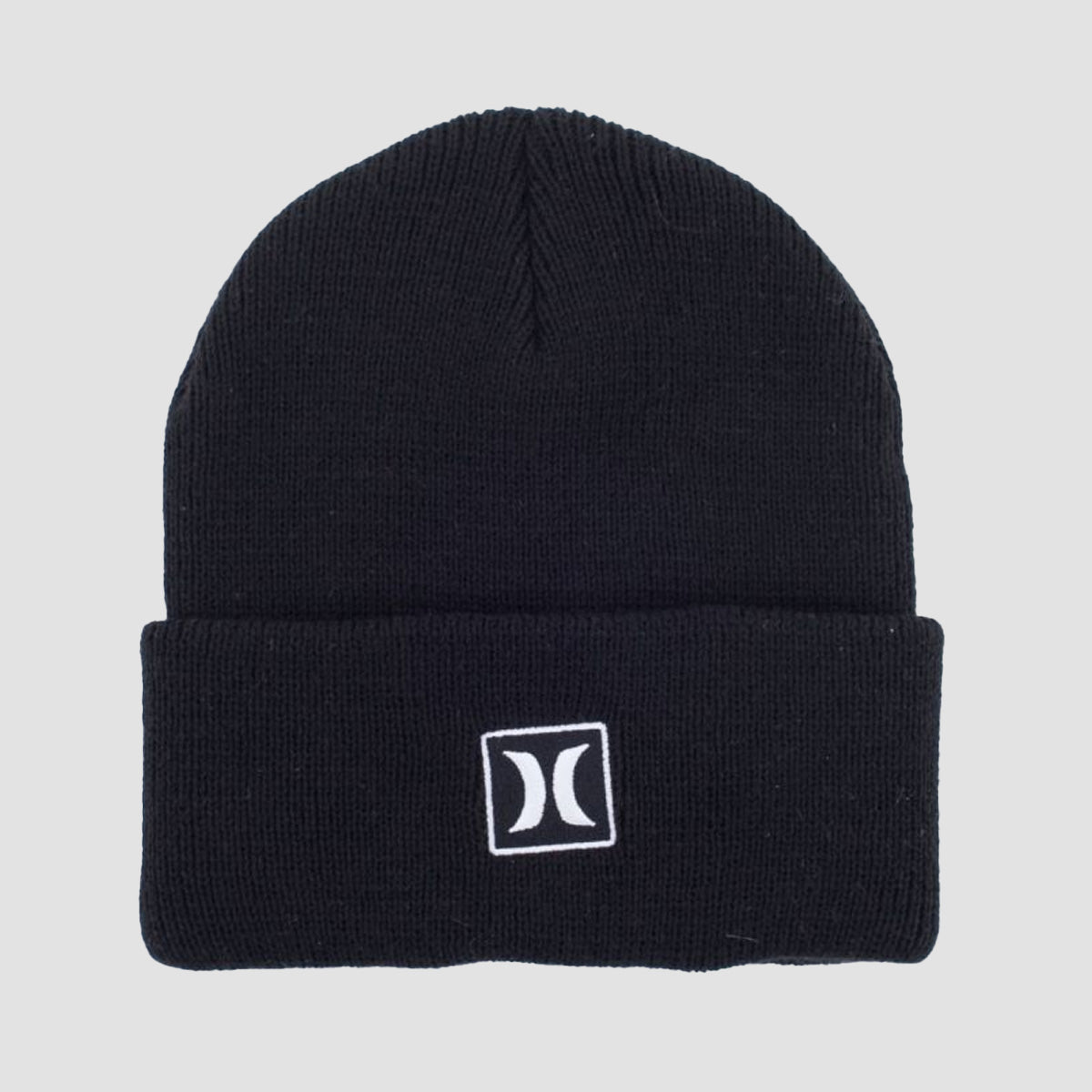 Hurley Square Icon Cuff 2.0 Beanie Black