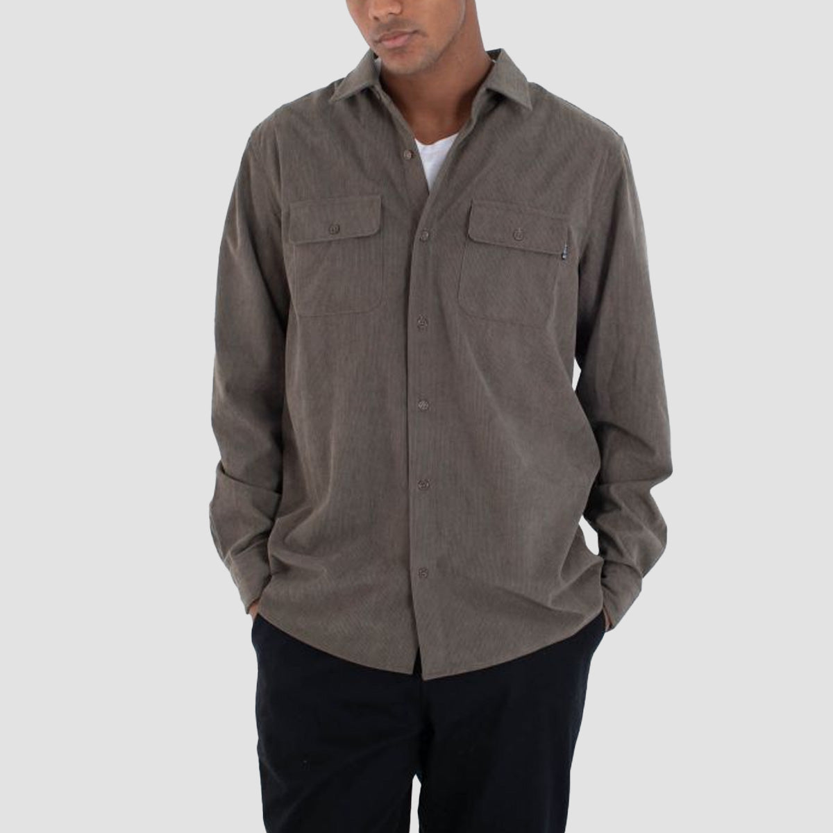 Hurley Staple Flannel Longsleeve Shirt Cargo