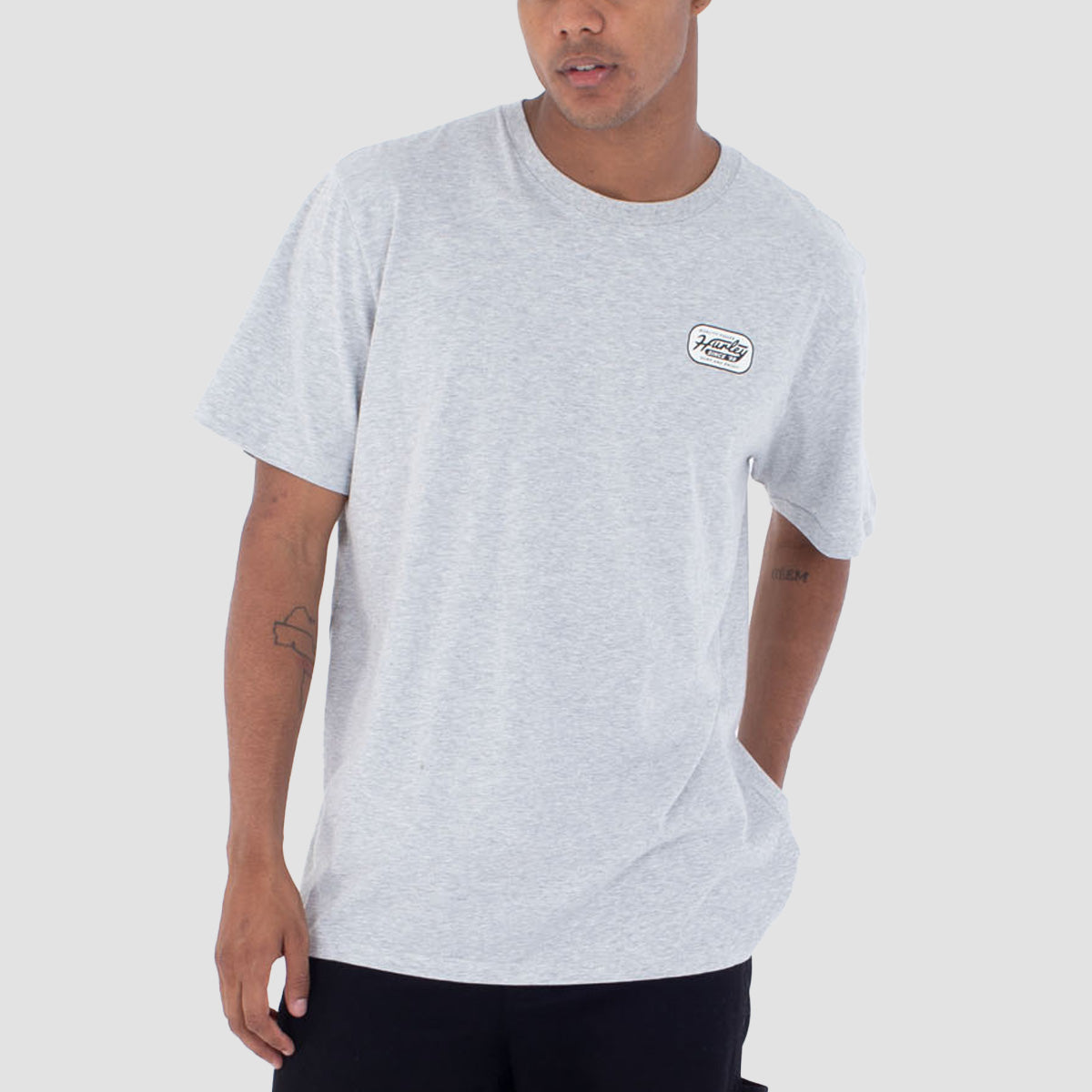 Hurley Surf & Enjoy T-Shirt Heather Grey