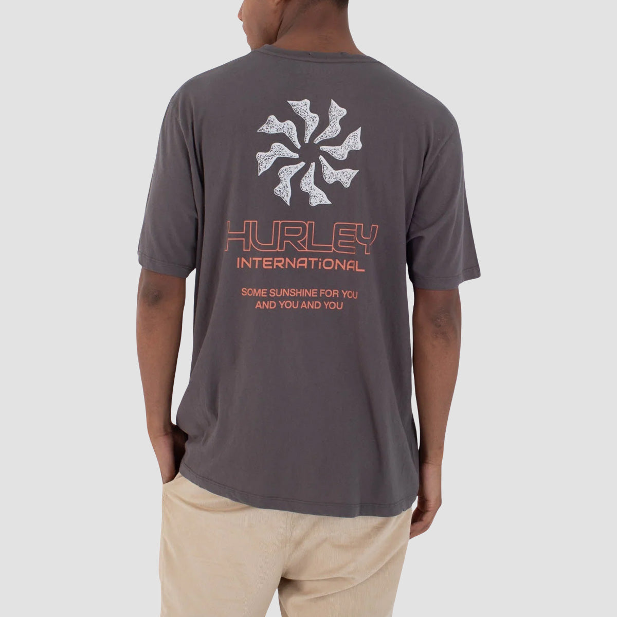 Hurley Whirlpool T-Shirt Ion Grey