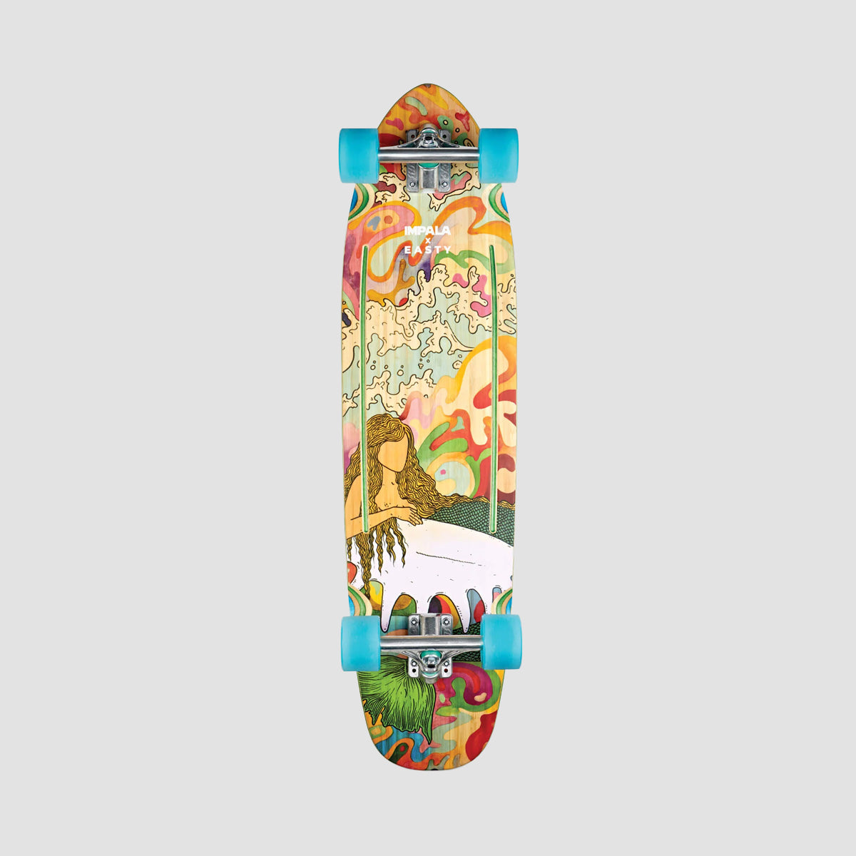 Impala Sirena Longboard Skateboard Easty Beasty - 36"