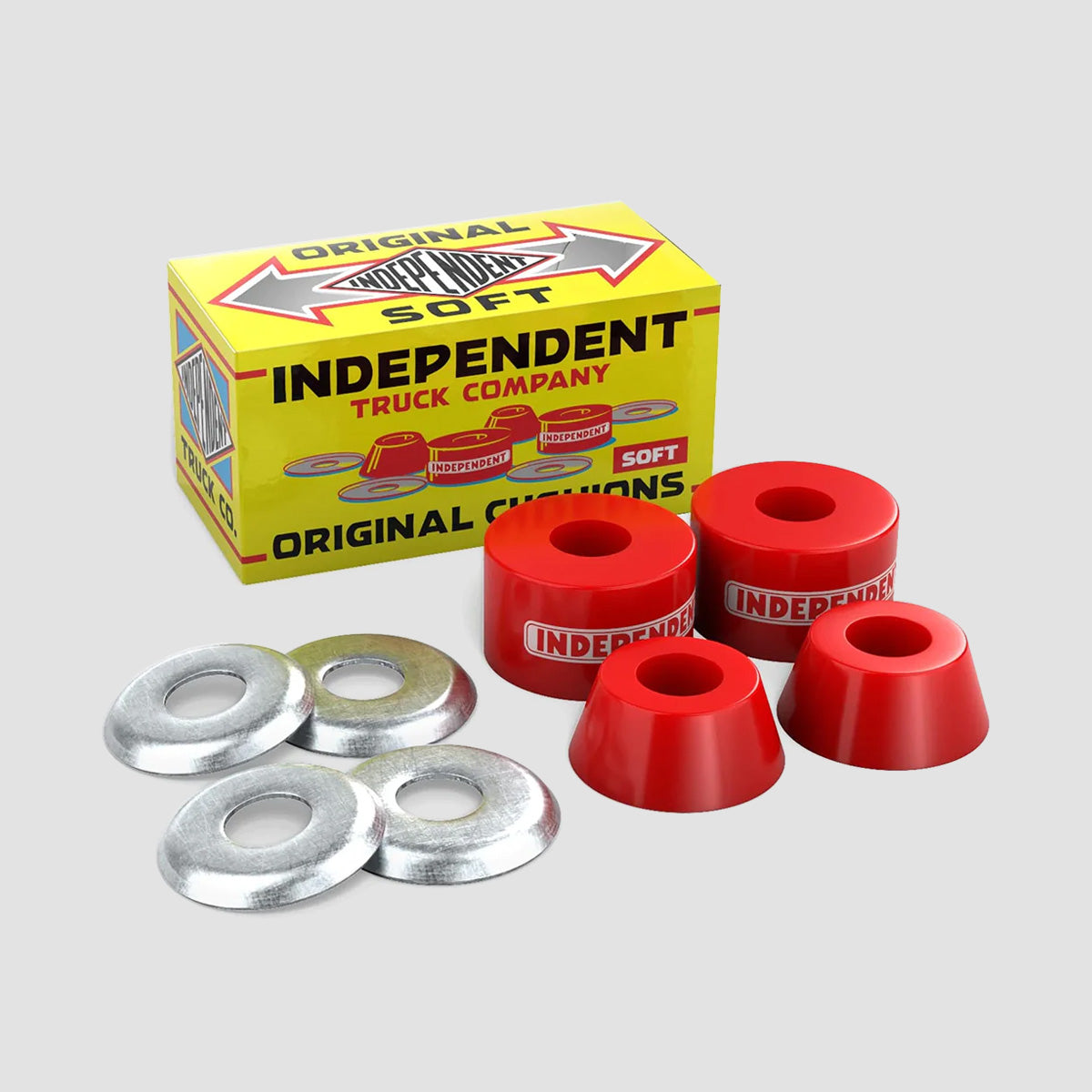 Independent Genuine Parts 90a Soft Original Bushings Red