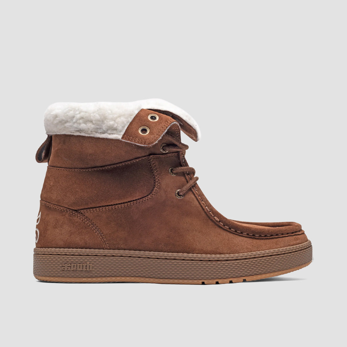 IPATH Cats Shearling High Top Shoes - Brown Suede