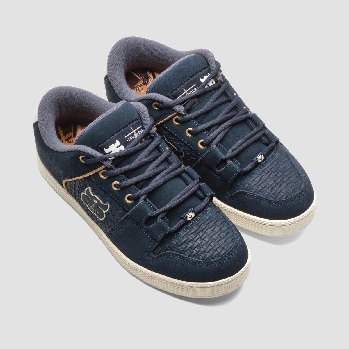 IPATH x Magenta Cricket Shoes - Navy Suede