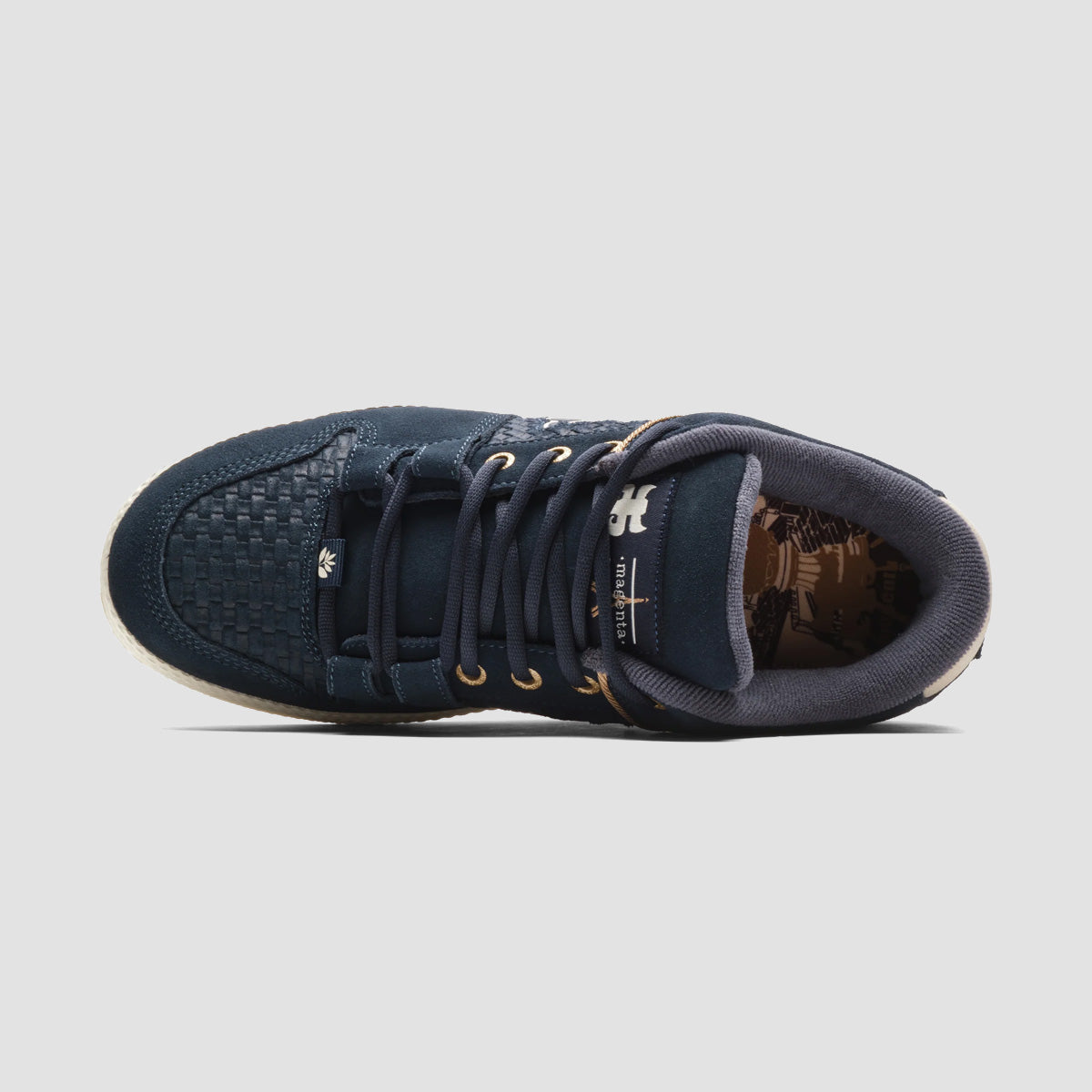 IPATH x Magenta Cricket Shoes - Navy Suede
