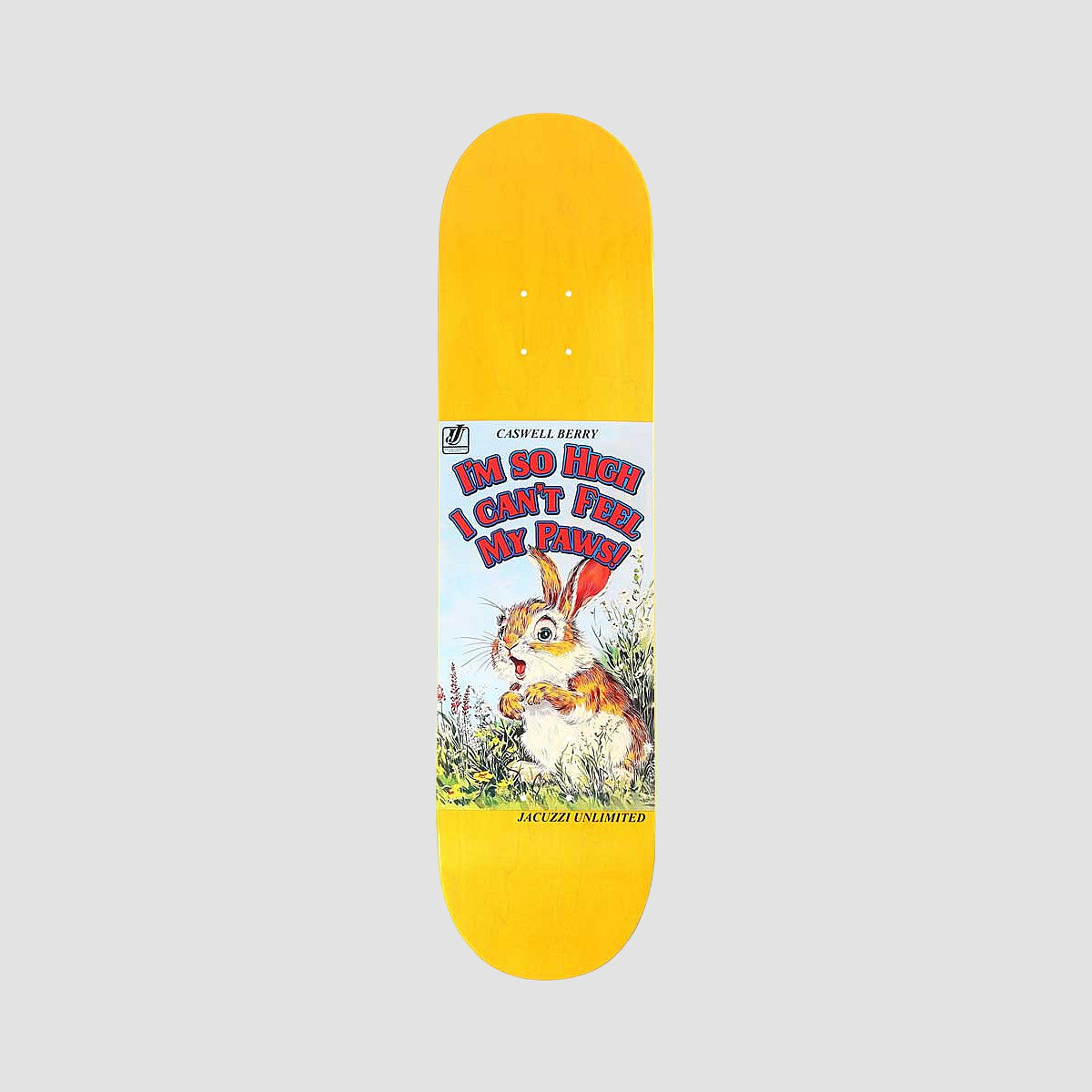Jacuzzi Caswell Berry Storybook EX7 Skateboard Deck Yellow - 8.25"