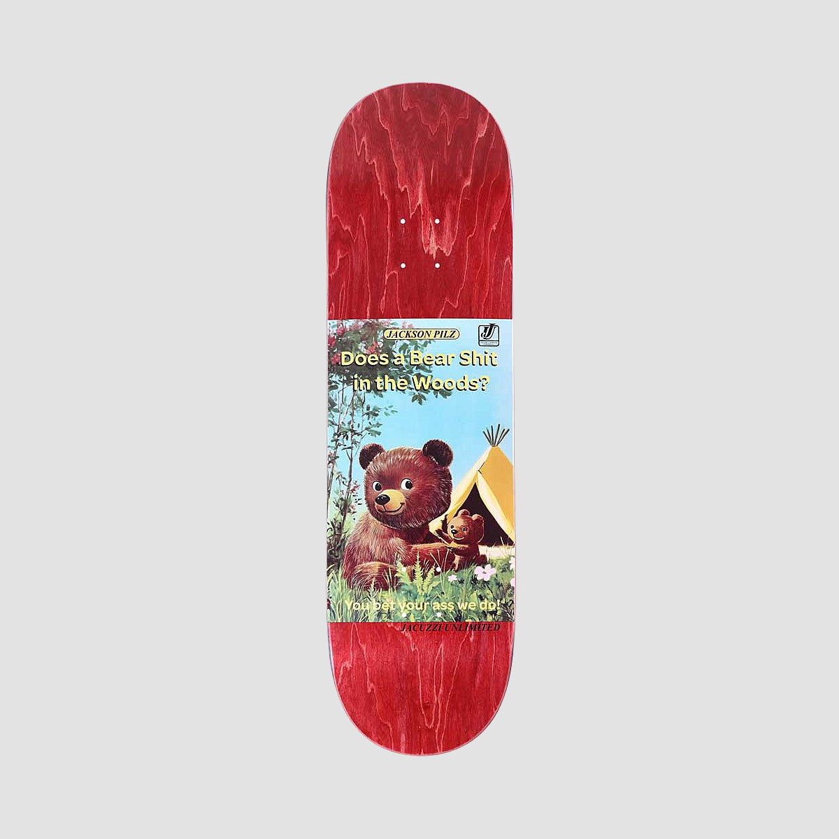 Jacuzzi Jackson Pilz Storybook EX7 Skateboard Deck Maroon - 9"