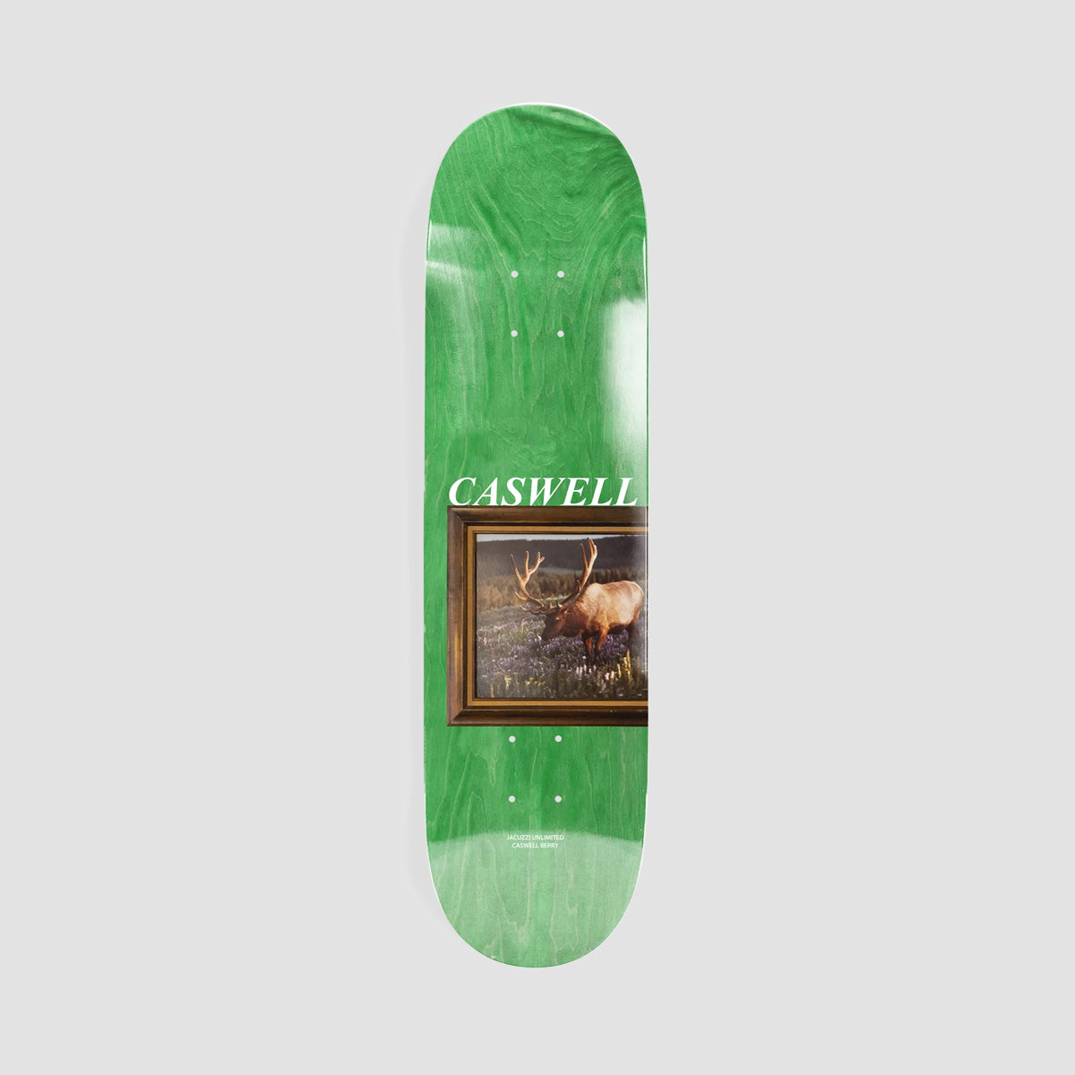 Jacuzzi Unlimited Caswell Berry Venison EX7 Skateboard Deck Green - 8.5"