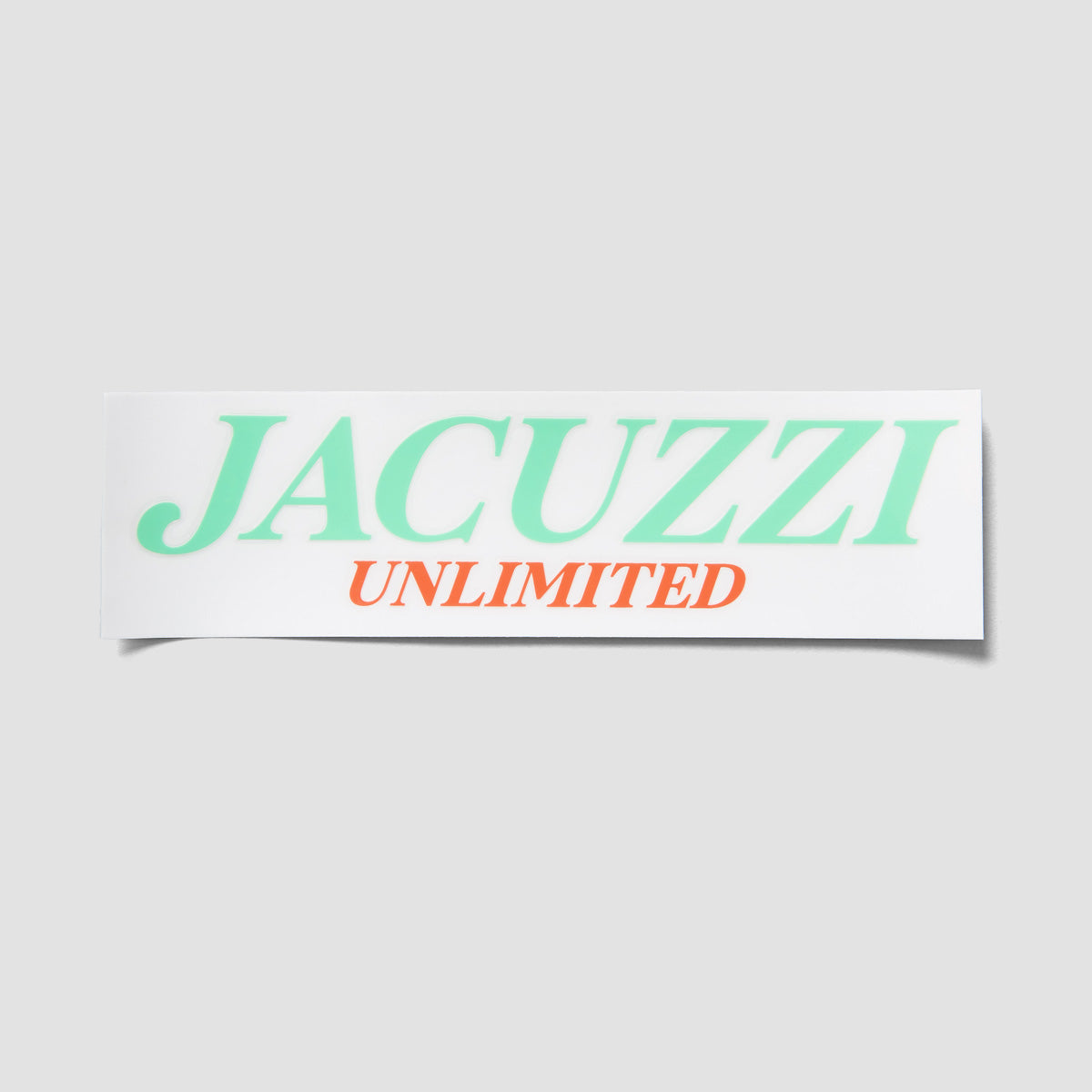Jacuzzi Unlimited Flavor Vinyl Die-Cut Sticker 215x60mm