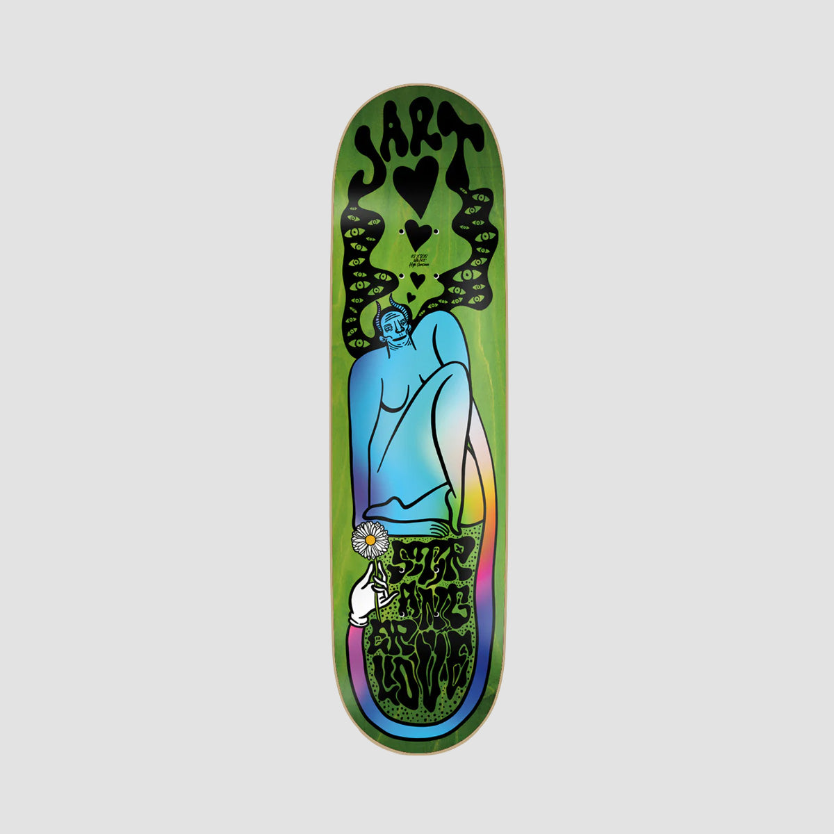Jart Stranger Love HC Skateboard Deck Various Stains - 8.5"