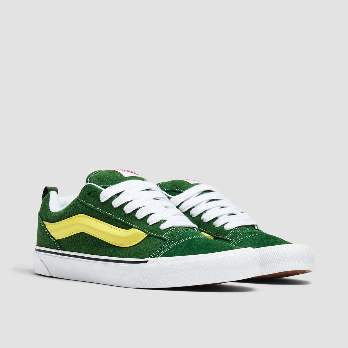 Vans Knu Skool Shoes - Green/True White