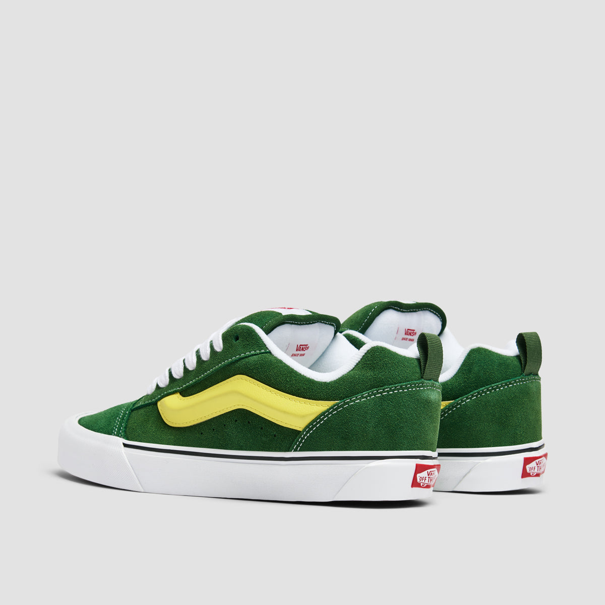 Vans Knu Skool Shoes - Green/True White