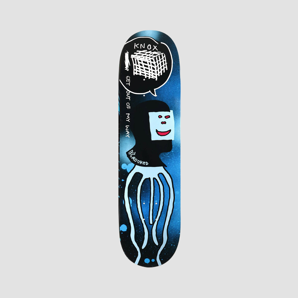Krooked Knox Squid Way Skateboard Deck - 8.25"