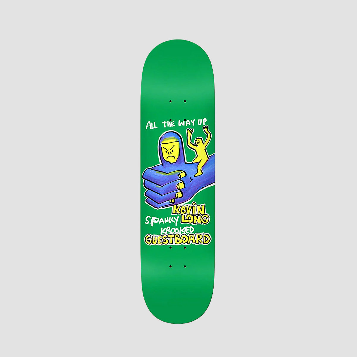 Krooked Spanky Guest True Fit Skateboard Deck - 8.25"