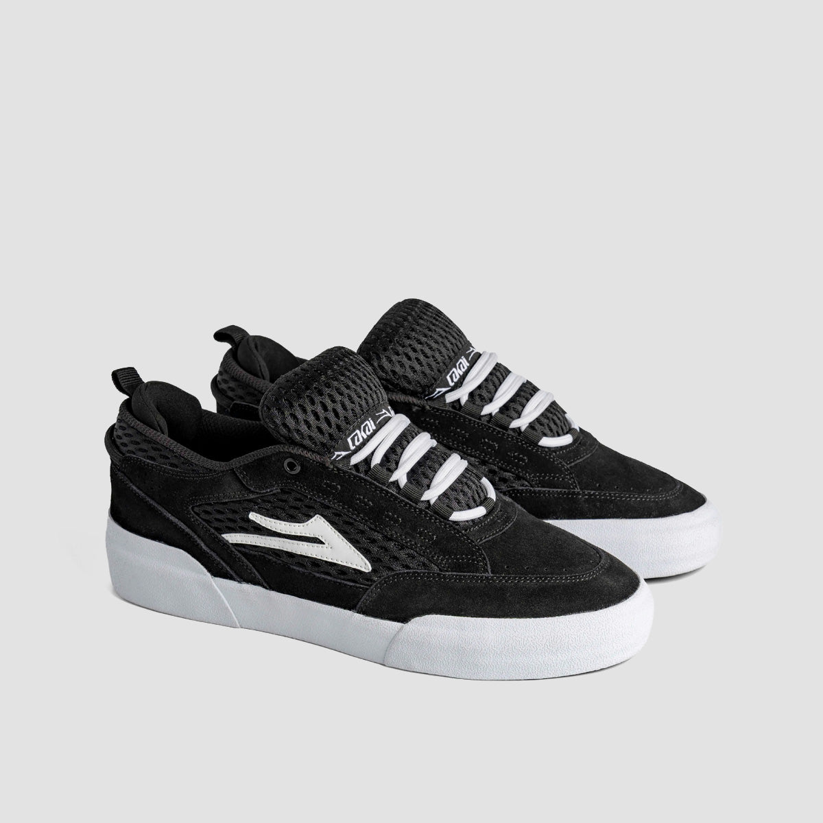 Lakai Aran Shoes - Black Suede White