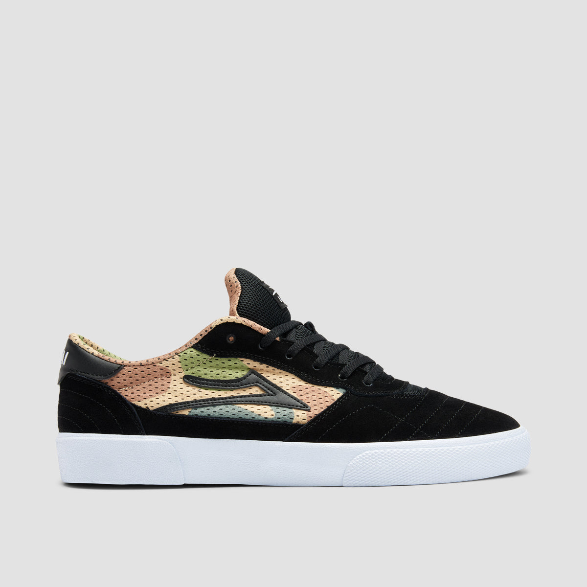 Lakai Cambridge Shoes - Black/Camo Suede