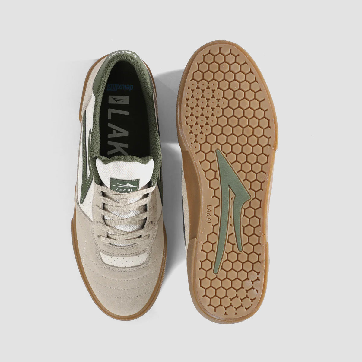 Lakai Cambridge Shoes - Cream Suede