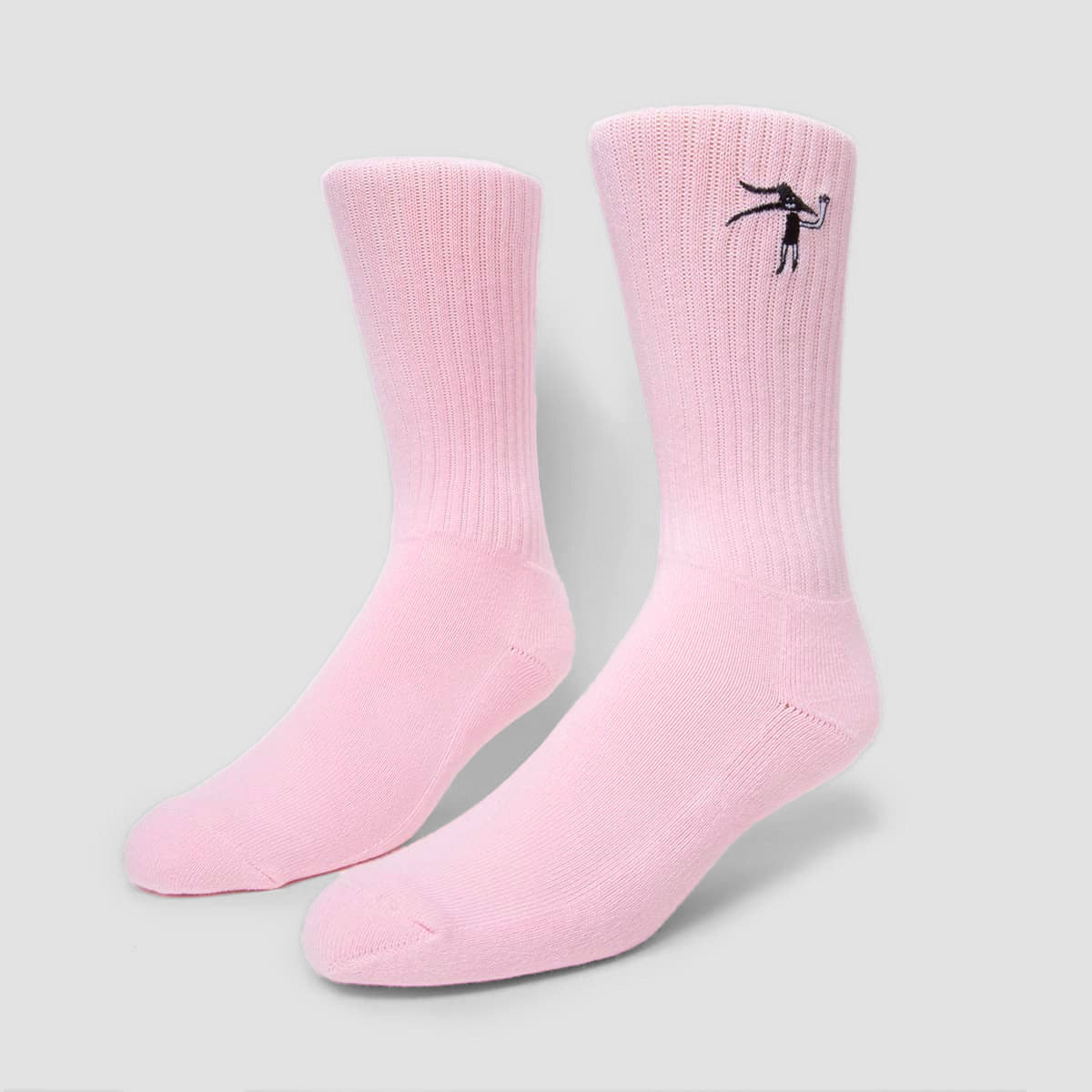 Lakai Flare Face Crew Socks Pink