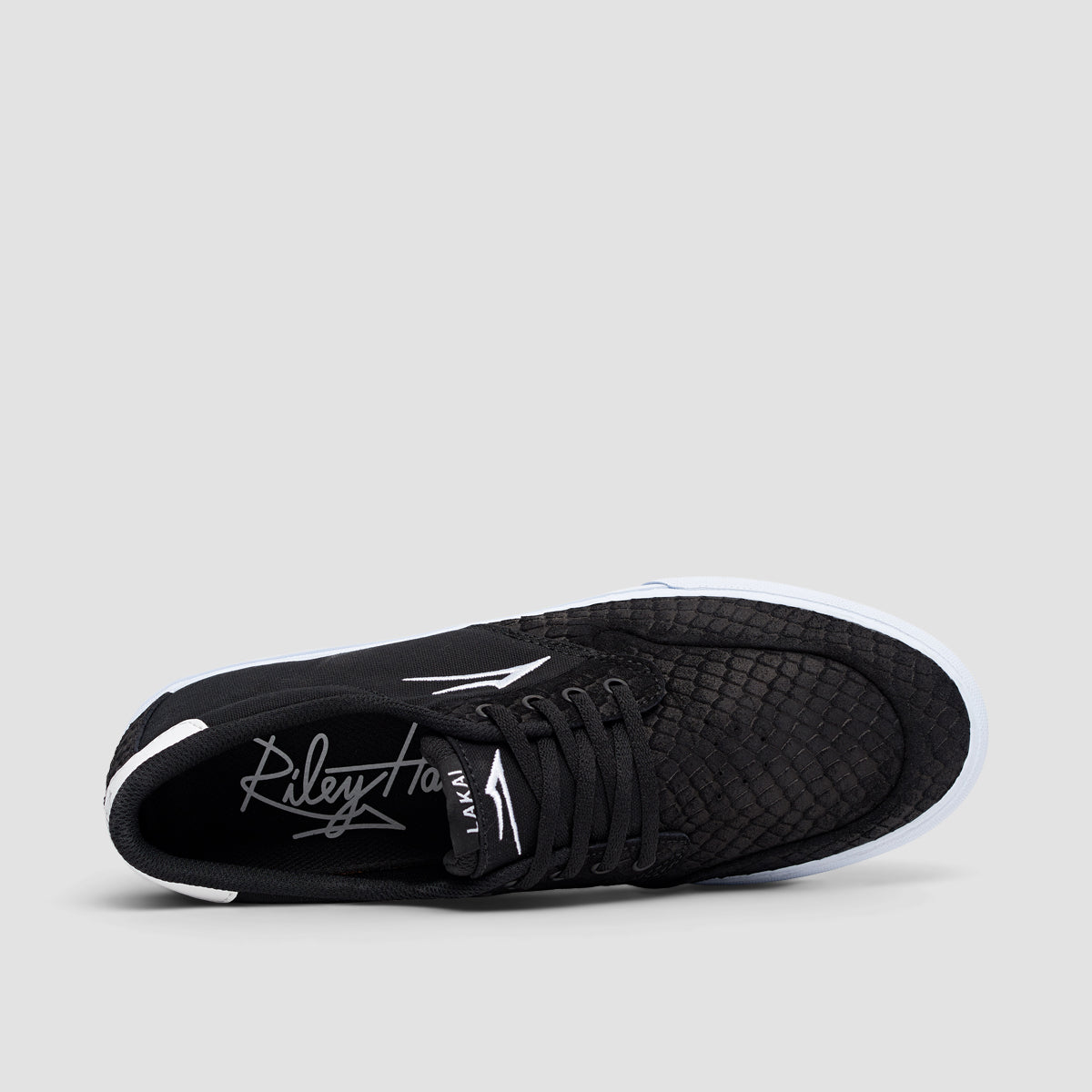 Lakai Riley 3 Shoes - Black Snake Suede