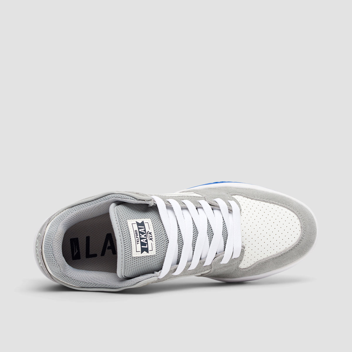 Lakai Telford Low Shoes - Grey/Blue UV Suede