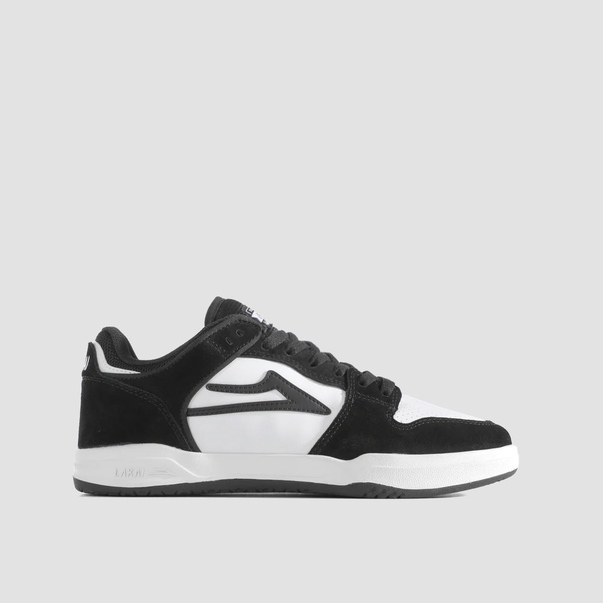 Lakai Telford Low Shoes - Black/White Leather