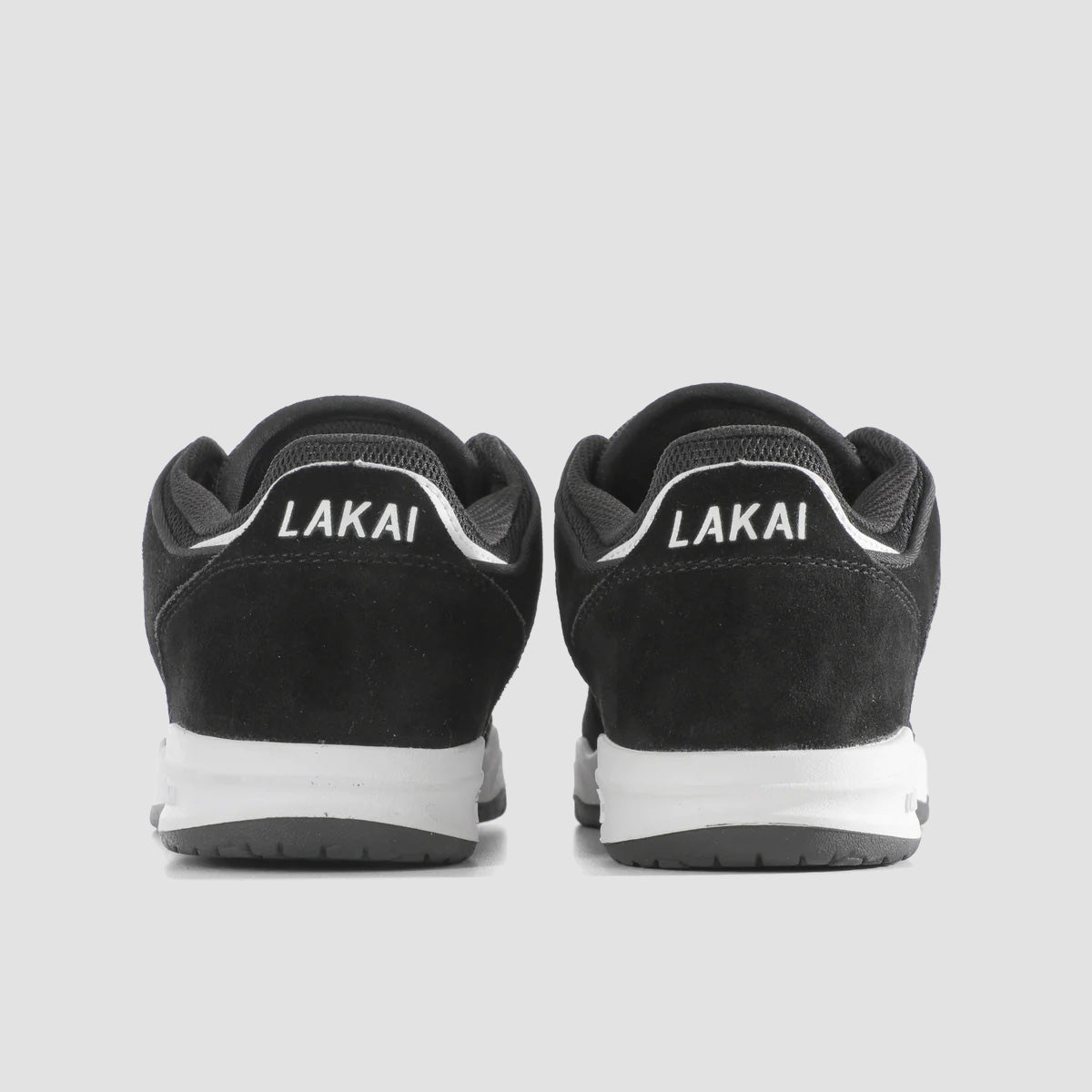 Lakai Telford Low Shoes - Black/White Leather